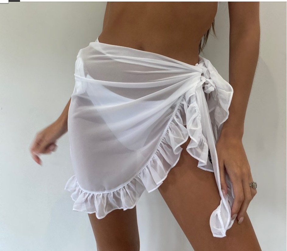 6 Colors Ruffle Bikini Cover U - огляд і ціна Cover Up Kaftan