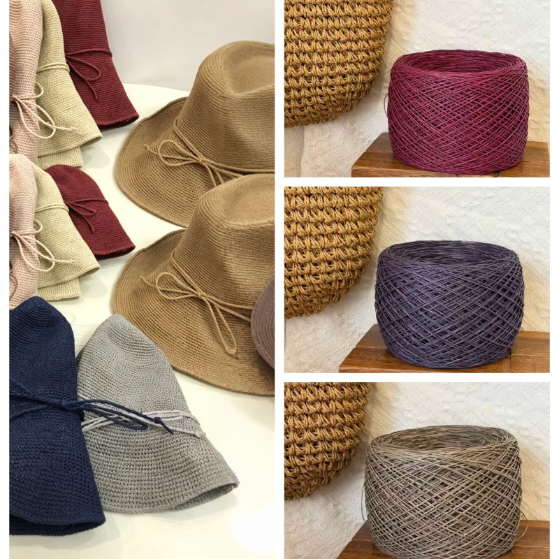 250g Extra Fine Cotton Straw R - огляд і ціна Crochet Bag Raffia